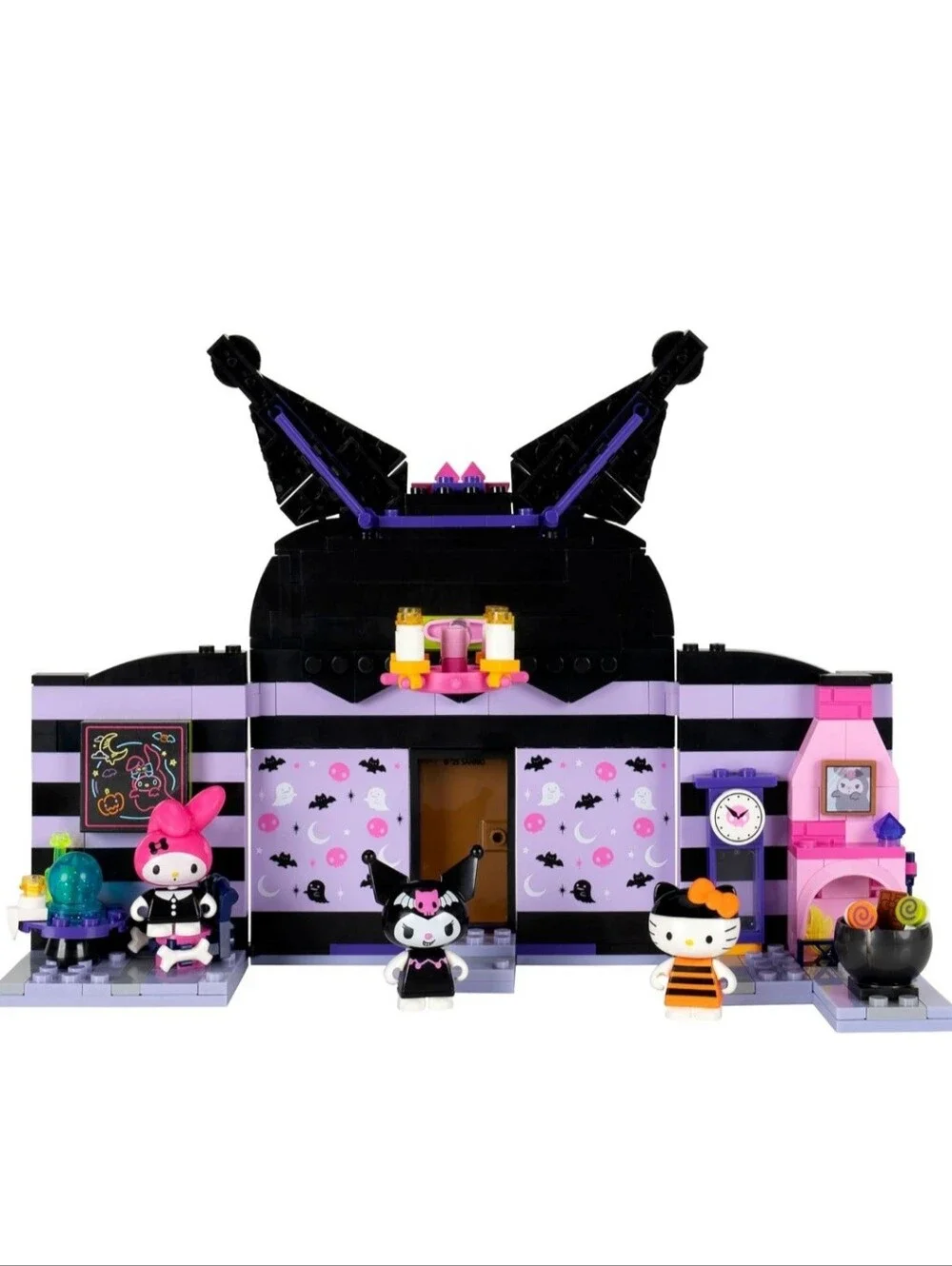 Hello Kitty & Friend Sanrio BLDR Kuromi Haunted House 359 Piece Building Puzzle